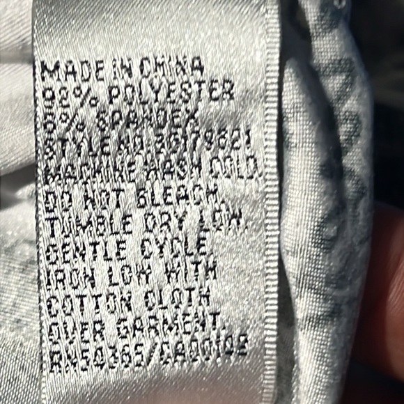 Sale Nygard Women's Blouse Size XL White Black V-neck Short Sleeves - Picture 8 of 13